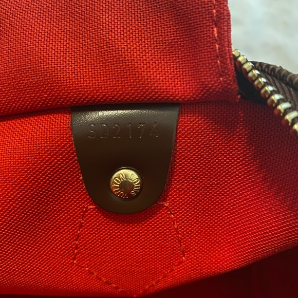 LOUIS VUITTON DAMIER EBENE PATTERN SPEEDY 30 - Picture 4 of 14